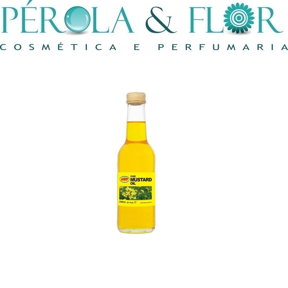 Puro Óleo de Mostarda 250ml Perola & Flor