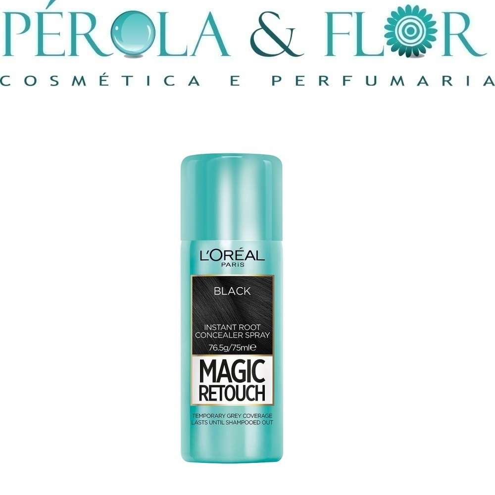 L Oreal Magic Retouch Preto 75ml Perola Flor